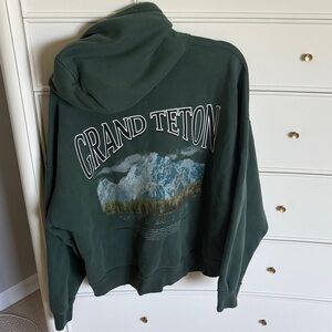 Green Grand Teton Abercrombie hoodie